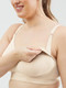popping candy nursing bra - stone