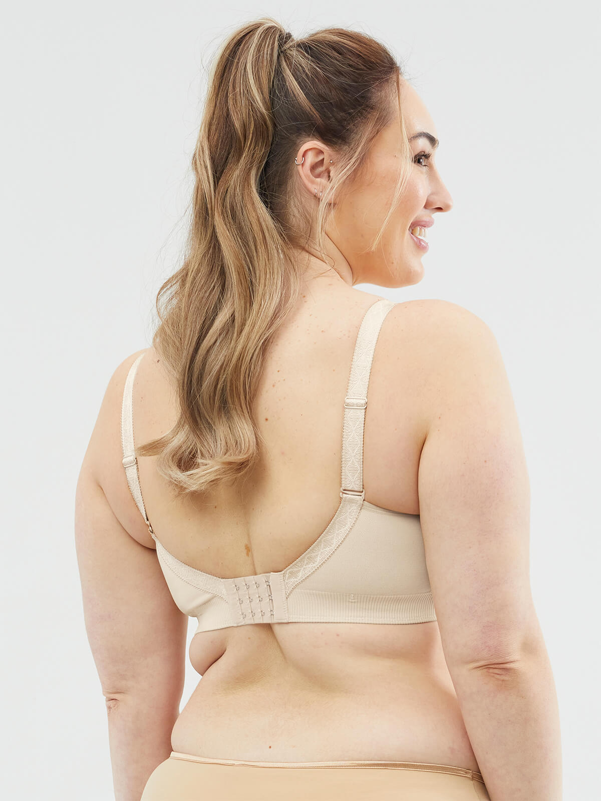 popping candy nursing bra - stone