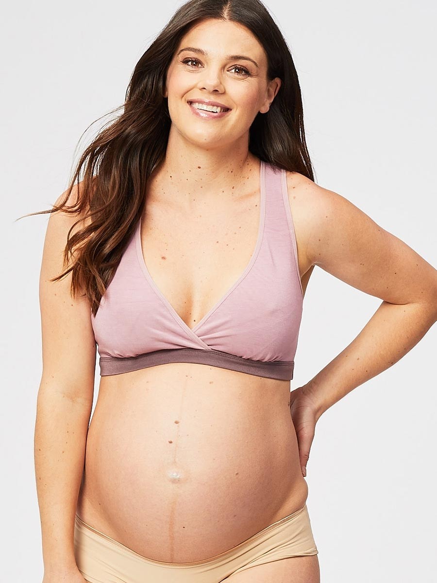 Cotton Nursing Bra mauve order online