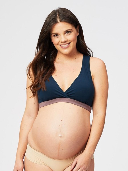 Milk Bamboo Sleep Nursing Bra - Navy