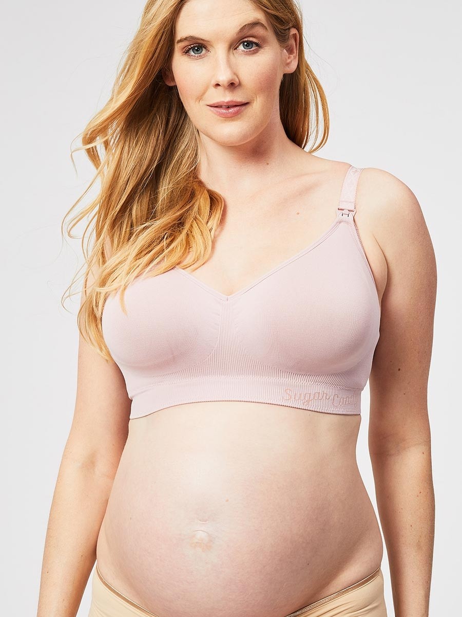popping candy nursing bralette - pink