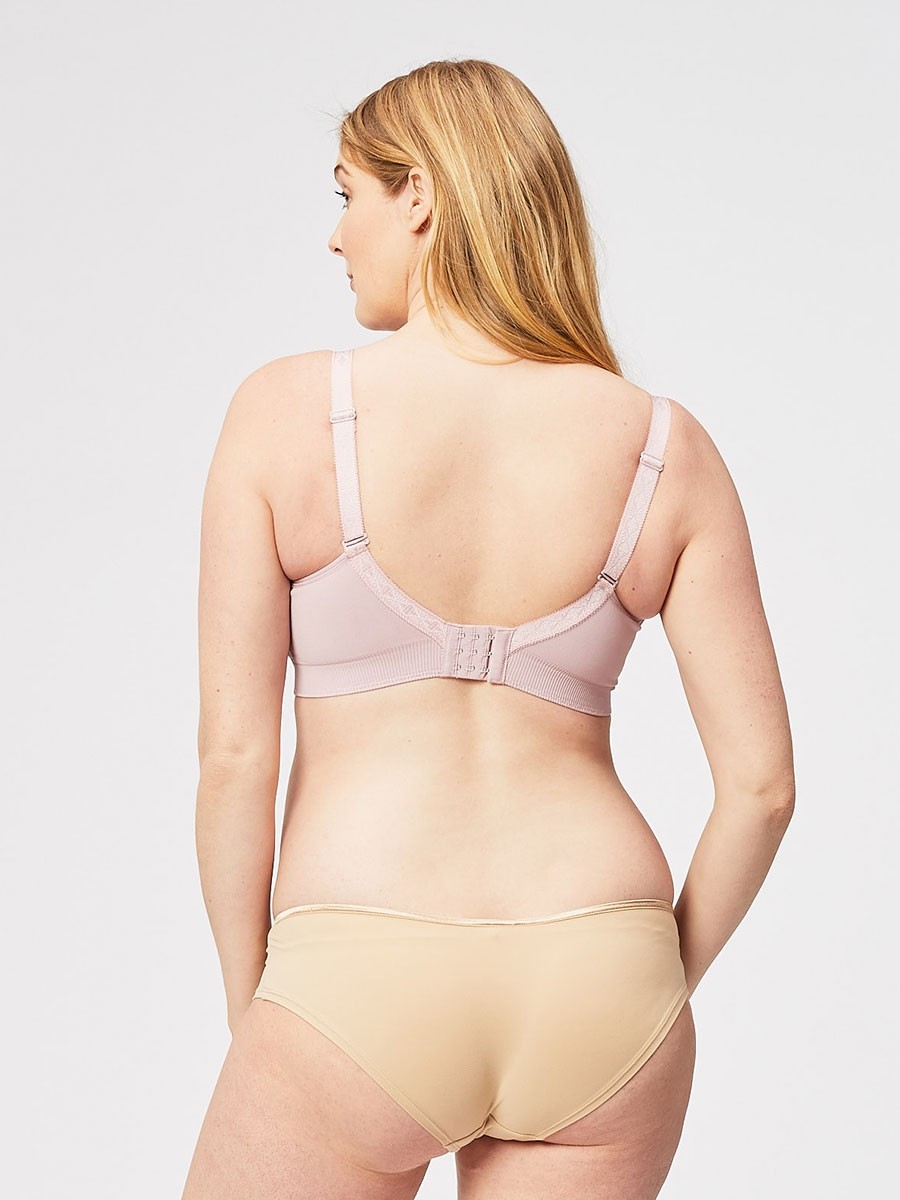 popping candy nursing bralette - pink