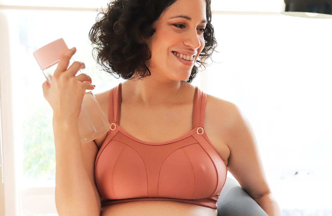 Jtckarpu Sport Supportive Nursing Bra for Large Breasts Full