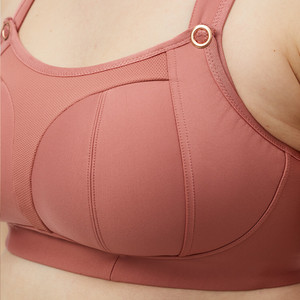 Structured Support Recycled Sports Bra, Pink, XS
