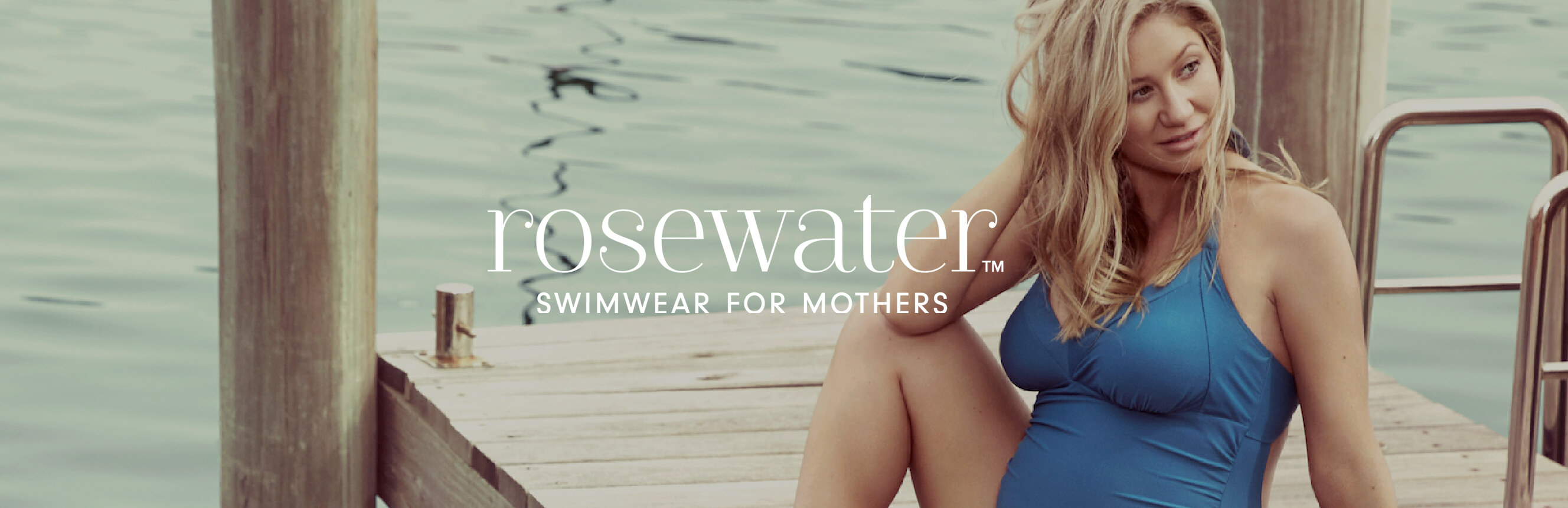 Rosewater maternity swimwear