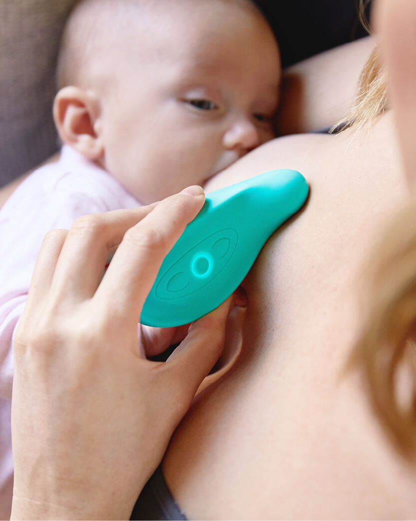 Designed to ease breastfeeding discomfort, our lactation massager