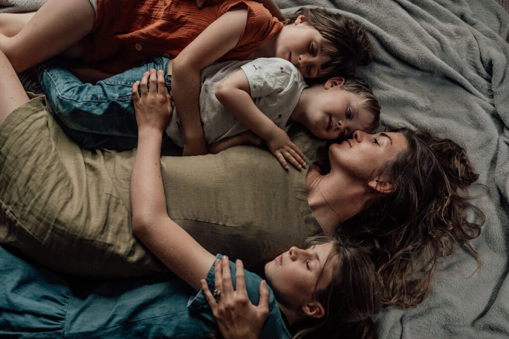 emma with children